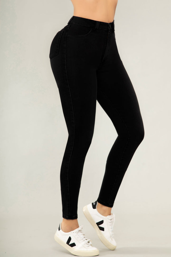 JEANS SUPER STRETCH NEGRO 01312CA-DO06