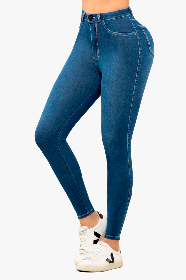 JEANS COLOMBIANOS PUSH UP AZUL 01312CA-DM03