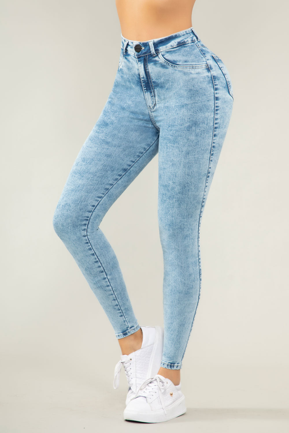 JEANS SUPER STRETCH AZUL CLARO 01312CA-DC02