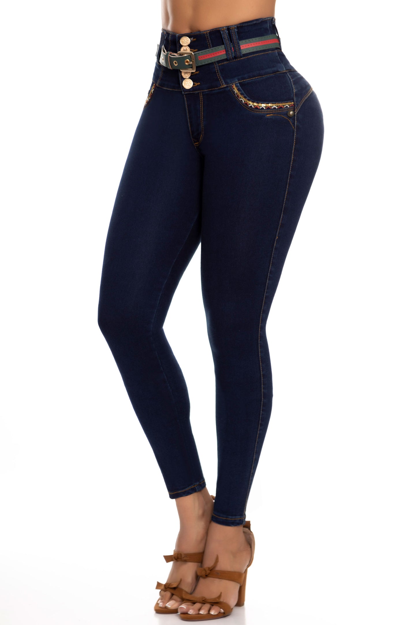 JEANS LEVANTA COLA AZUL 6462