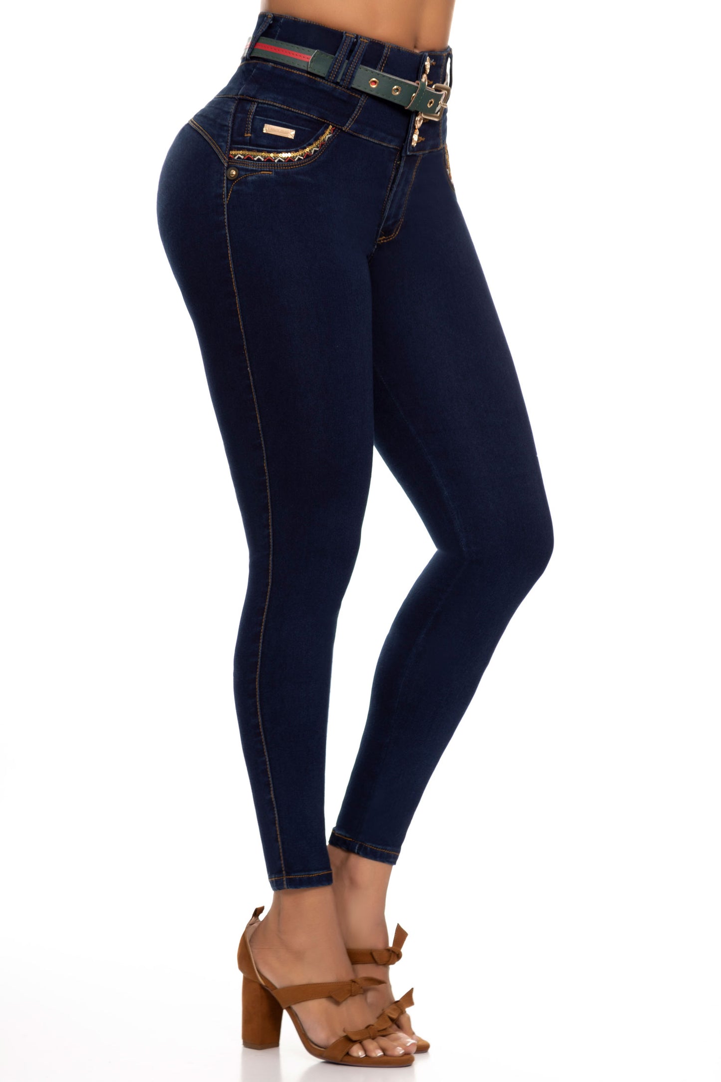 JEANS LEVANTA COLA AZUL 6462