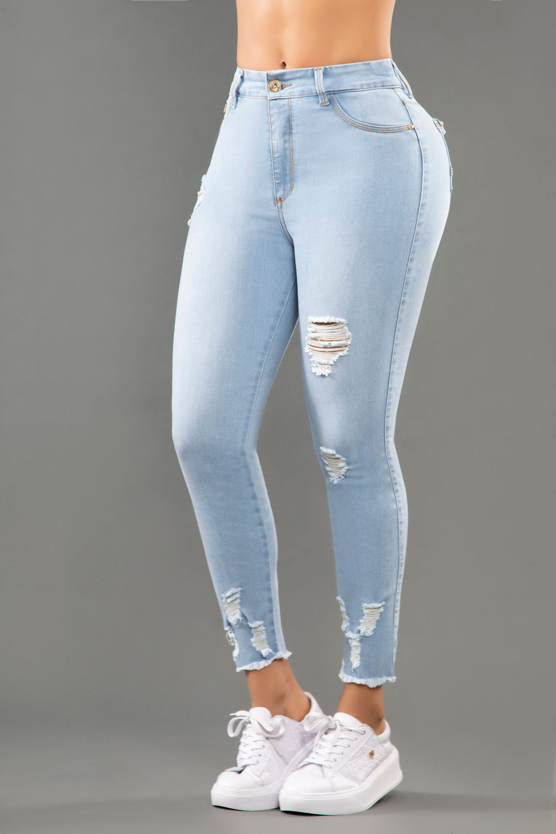 JEANS COLOMBIANOS PUSH UP AZUL 6620