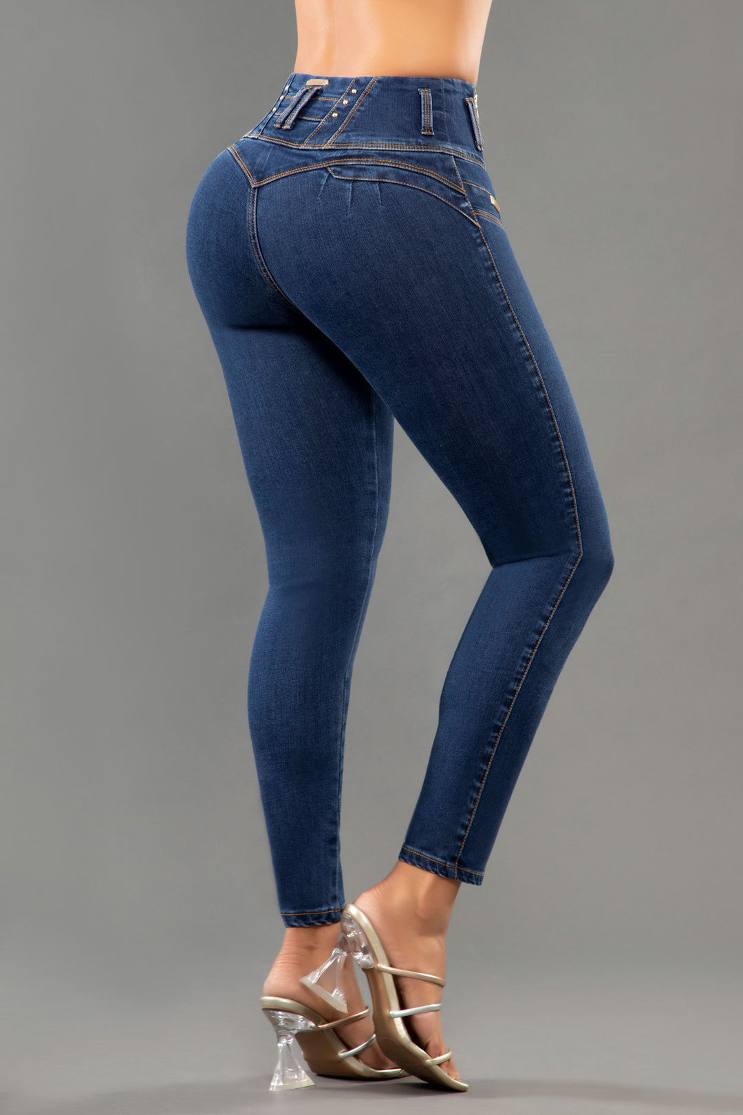 JEANS COLOMBIANOS PUSH UP AZUL 6630