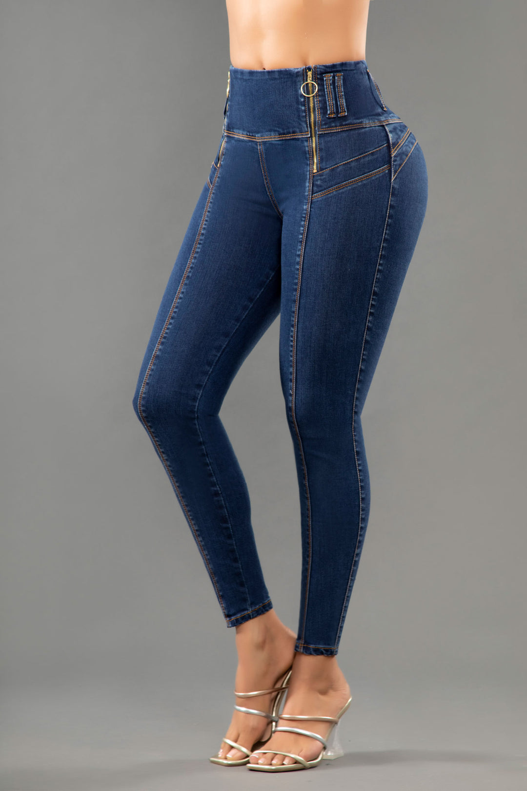 JEANS COLOMBIANOS PUSH UP AZUL 6630