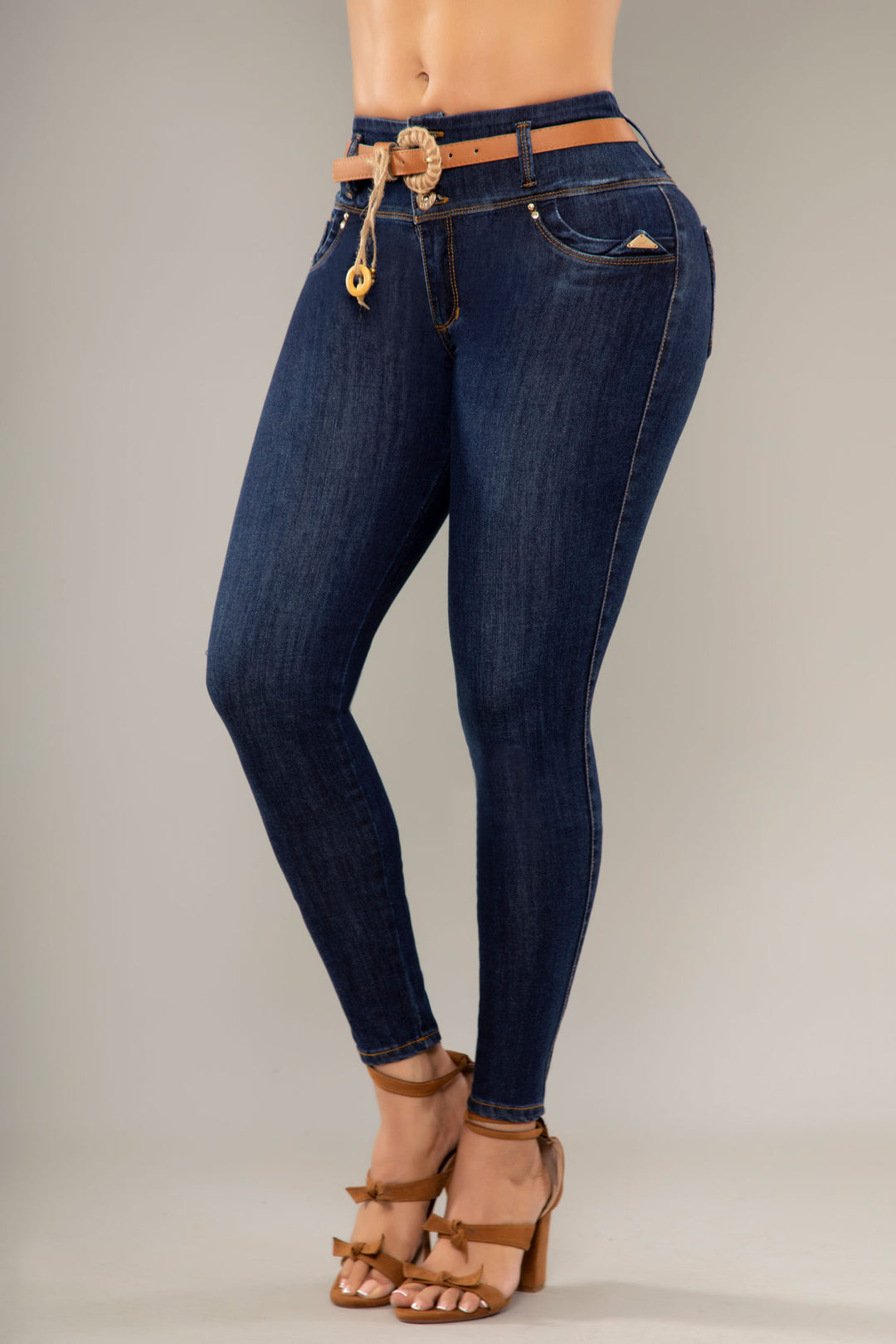 JEANS COLOMBIANOS PUSH UP AZUL 6647