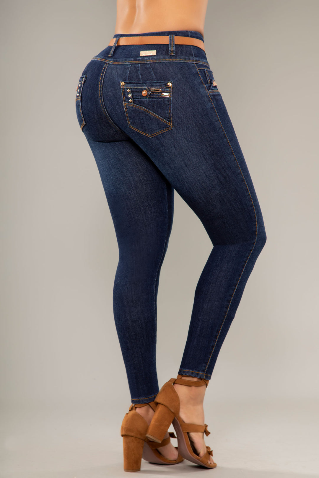 JEANS COLOMBIANOS PUSH UP AZUL 6647