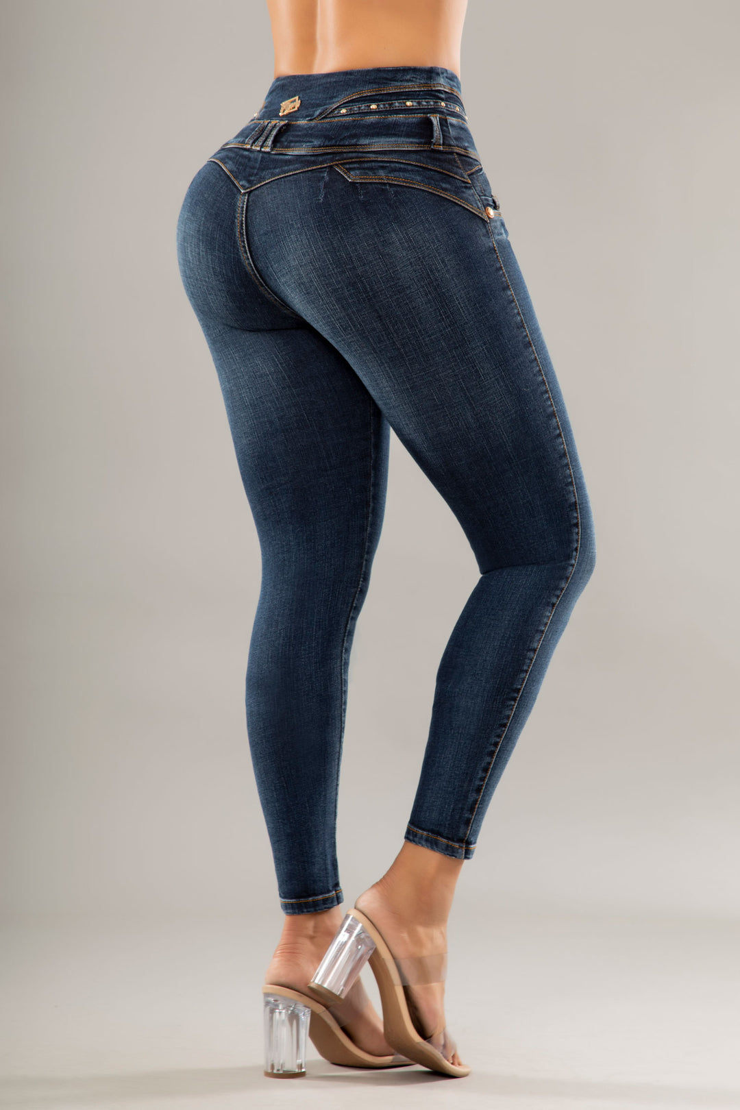 JEANS COLOMBIANOS PUSH UP AZUL 6698