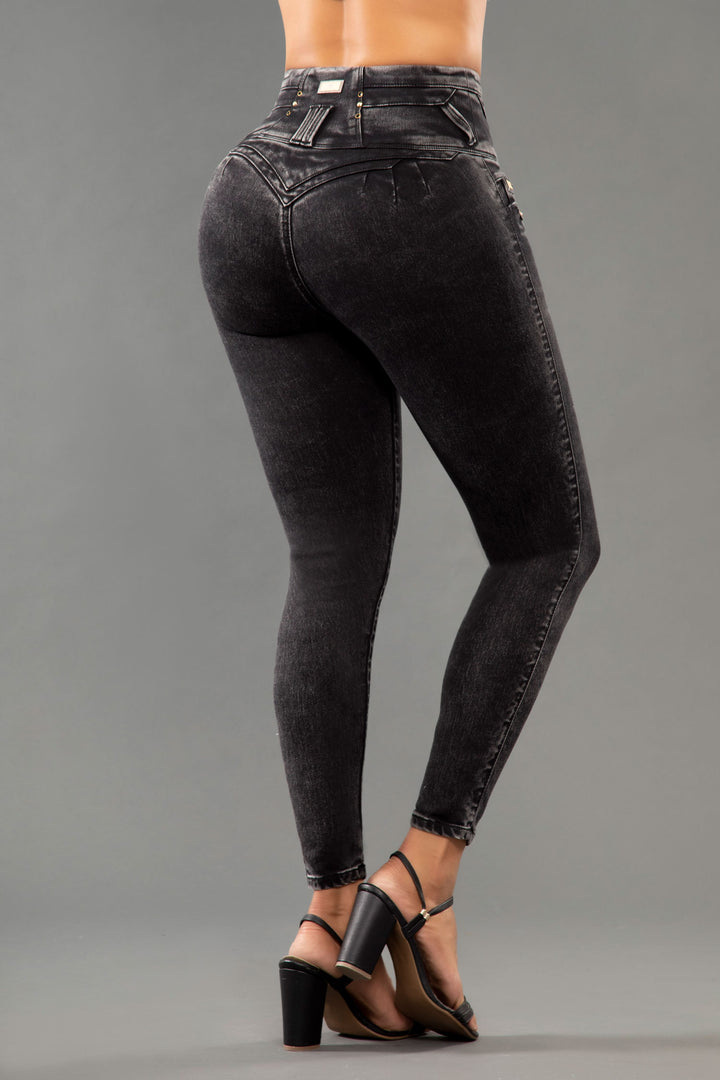 JEANS COLOMBIANOS PUSH UP GRIS 6736