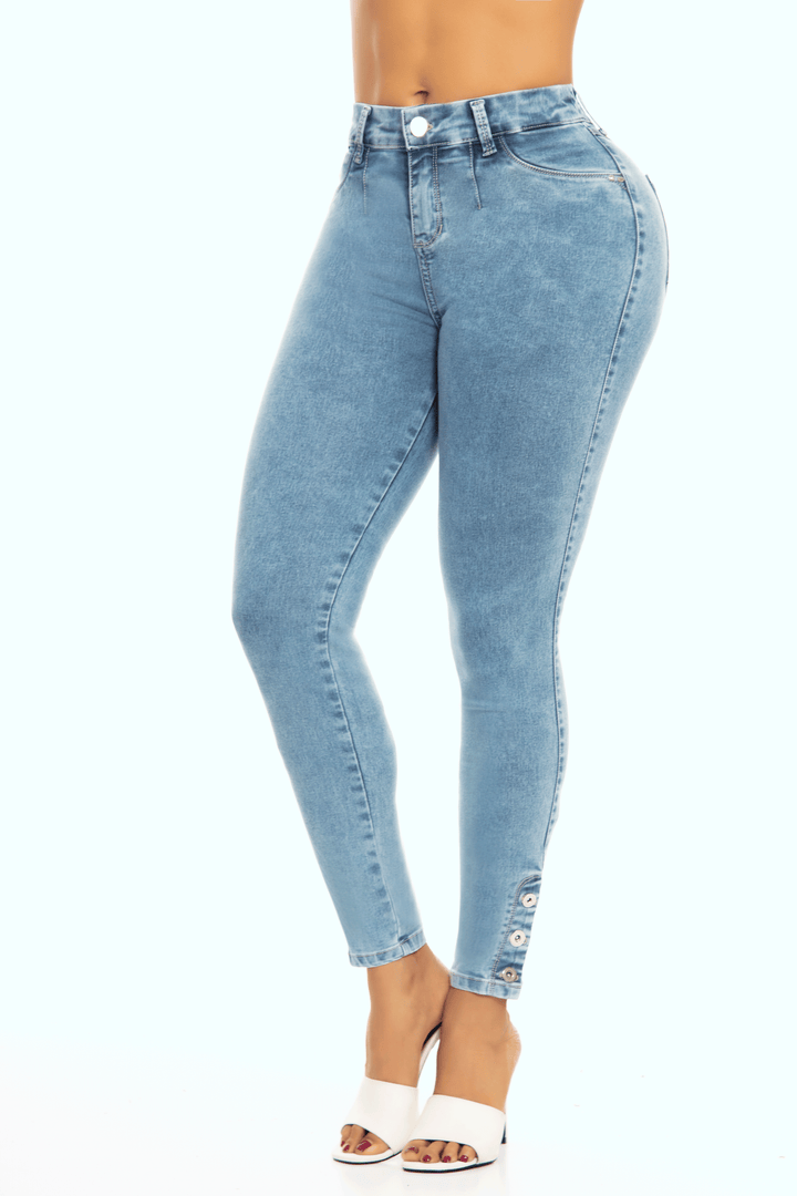 JEANS COLOMBIANOS PUSH UP AZUL 6783