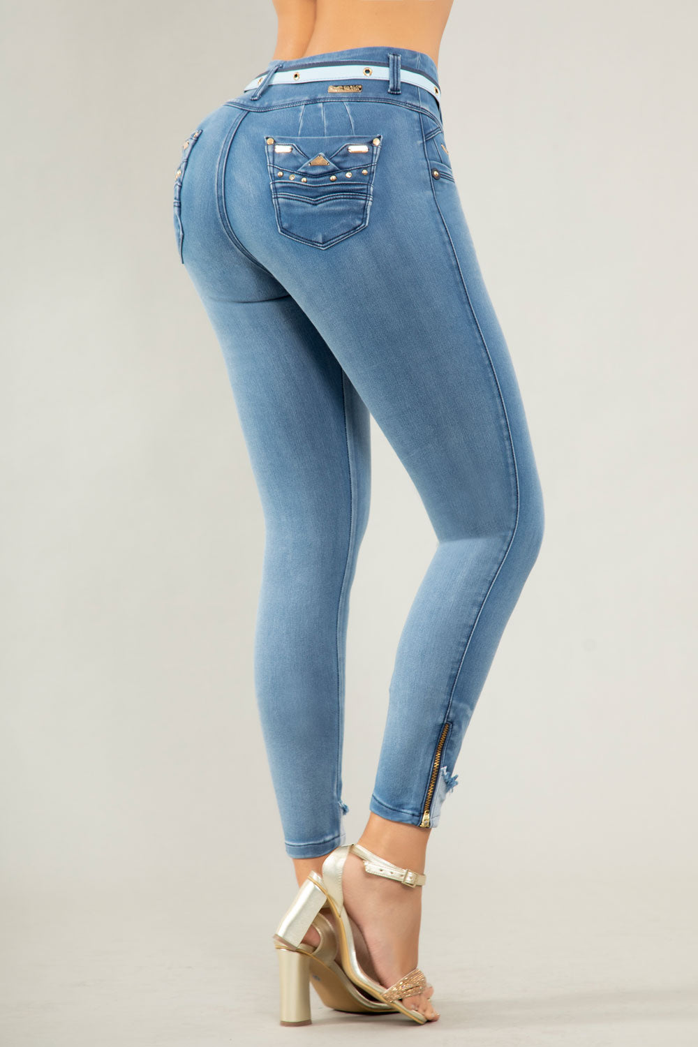 JEANS COLOMBIANOS PUSH UP AZUL 6784