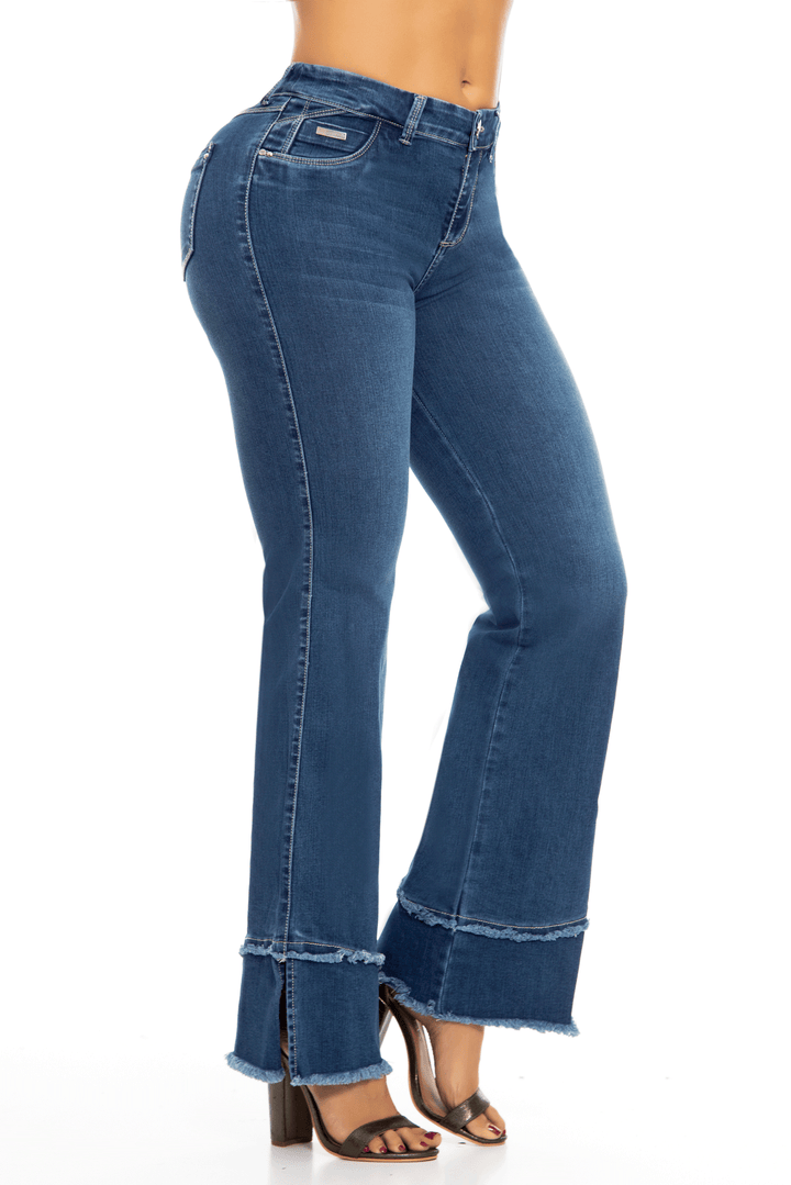 JEANS COLOMBIANOS PUSH UP AZUL 6793