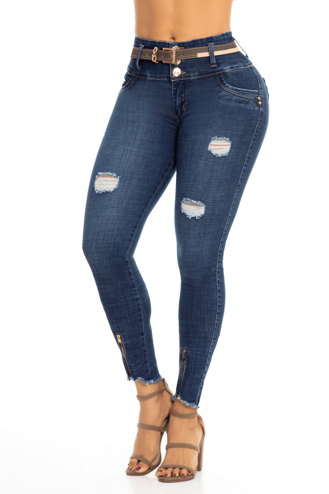 JEANS COLOMBIANOS PUSH UP AZUL 6819