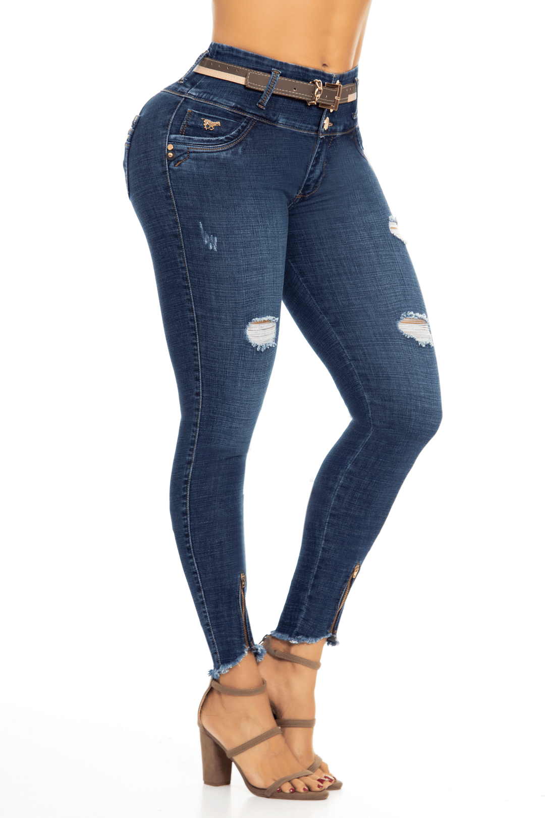 JEANS COLOMBIANOS PUSH UP AZUL 6819