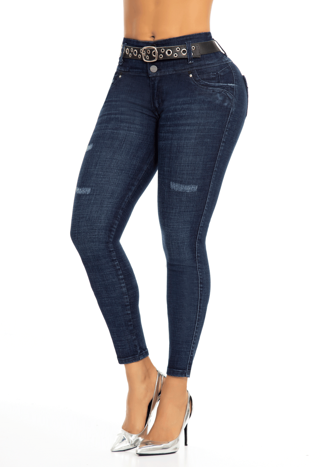 JEANS COLOMBIANOS PUSH UP AZUL 6822