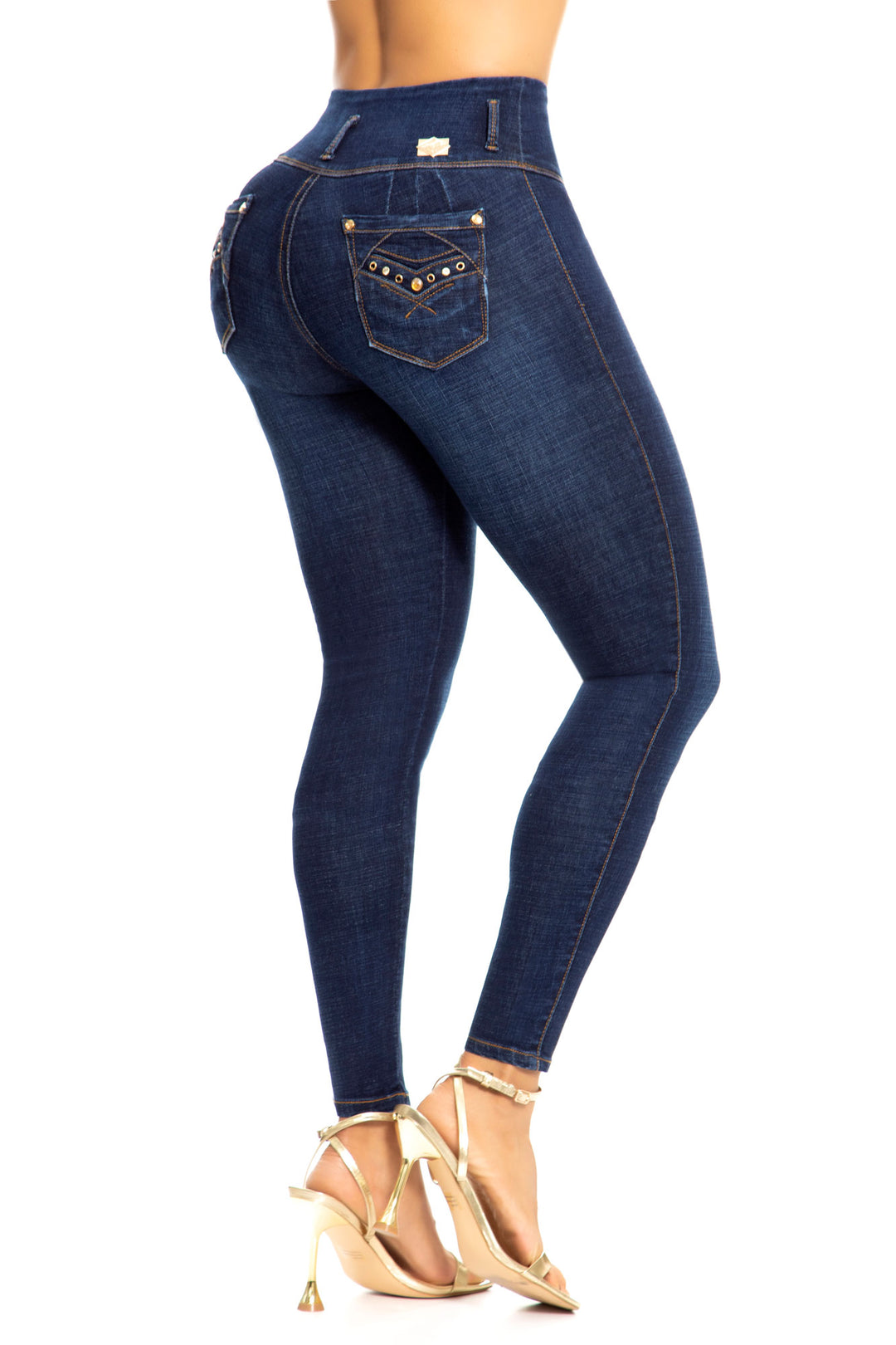 JEANS COLOMBIANOS PUSH UP AZUL 6841