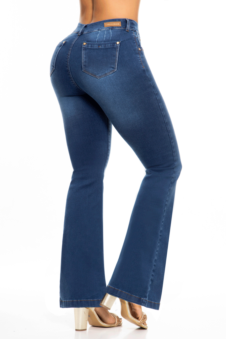 JEANS COLOMBIANOS PUSH UP AZUL 6968