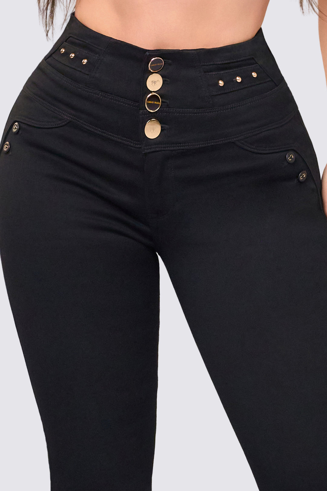 BLACK SKINNY JEANS 7049