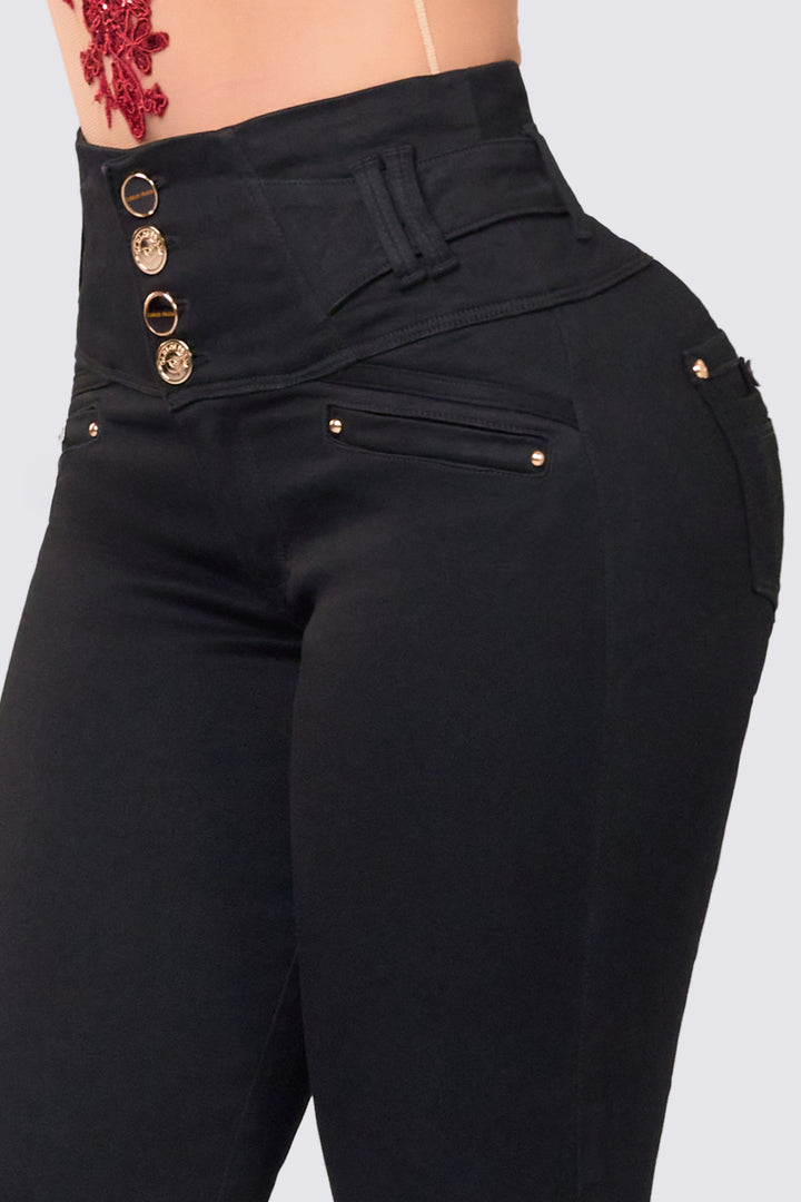 BLACK SKINNY JEANS 7055