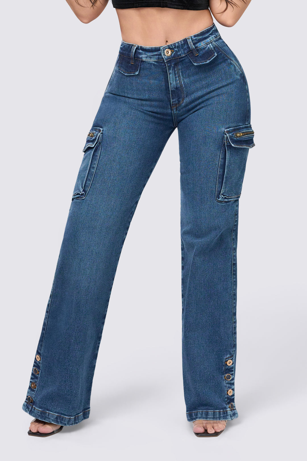BLUE CARGO JEANS 7052-N