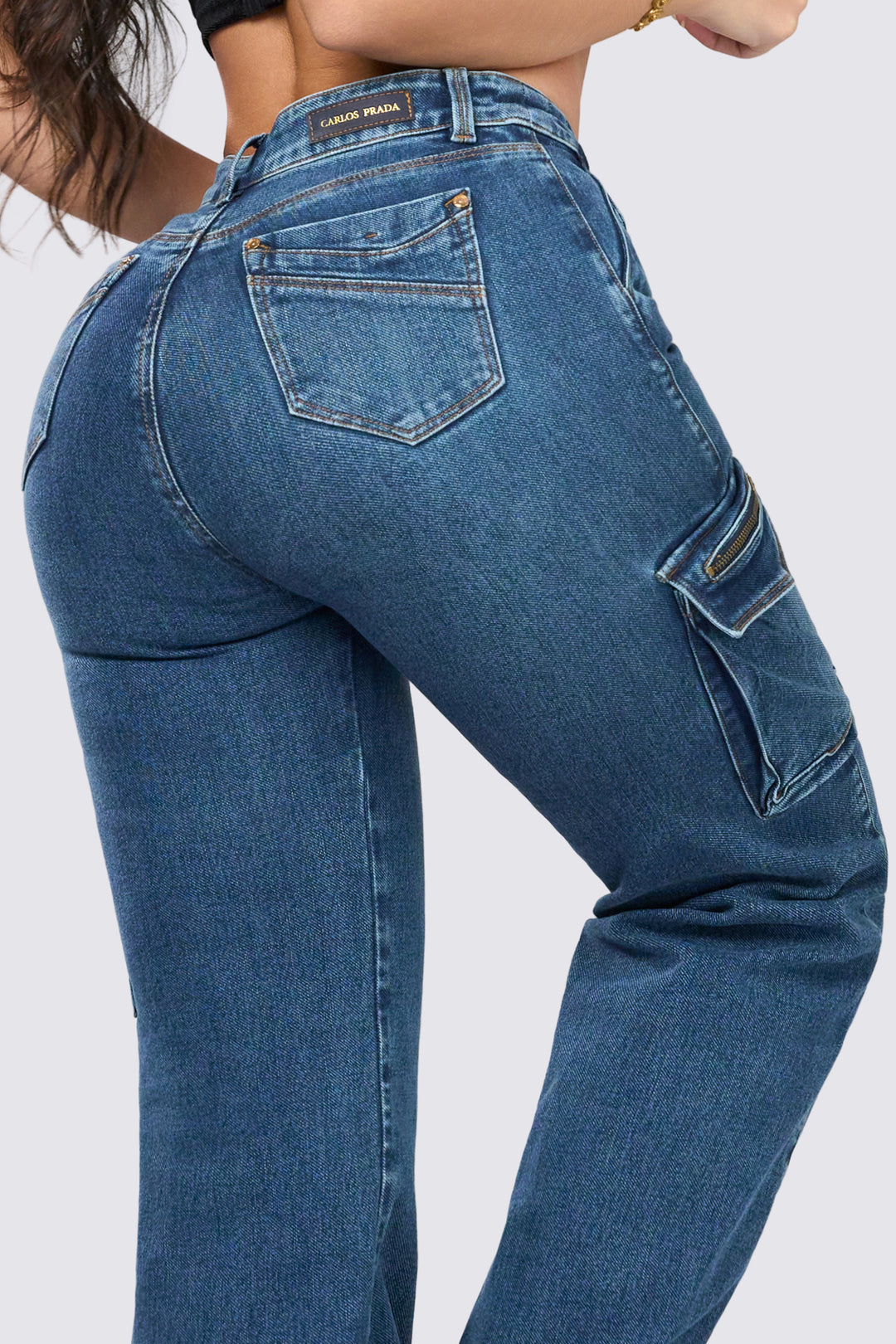 BLUE CARGO JEANS 7052-N