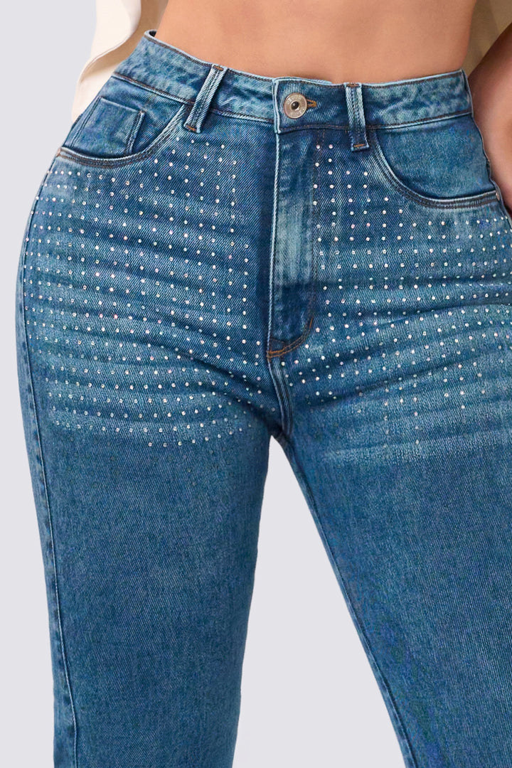 BLUE JEANS WITH SPARKLES 7081