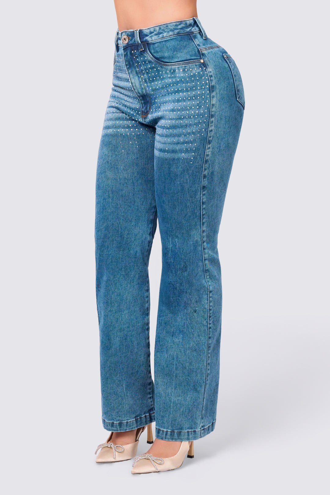 BLUE JEANS WITH SPARKLES 7081