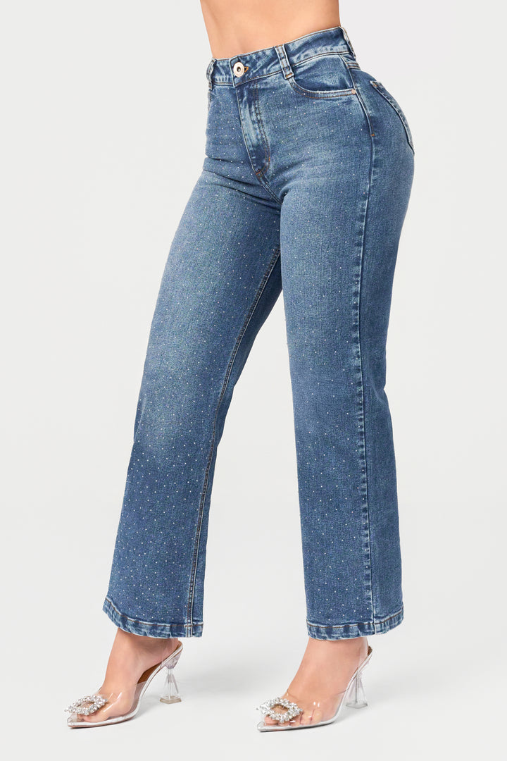 BLUE JEANS WITH SPARKLES 7043