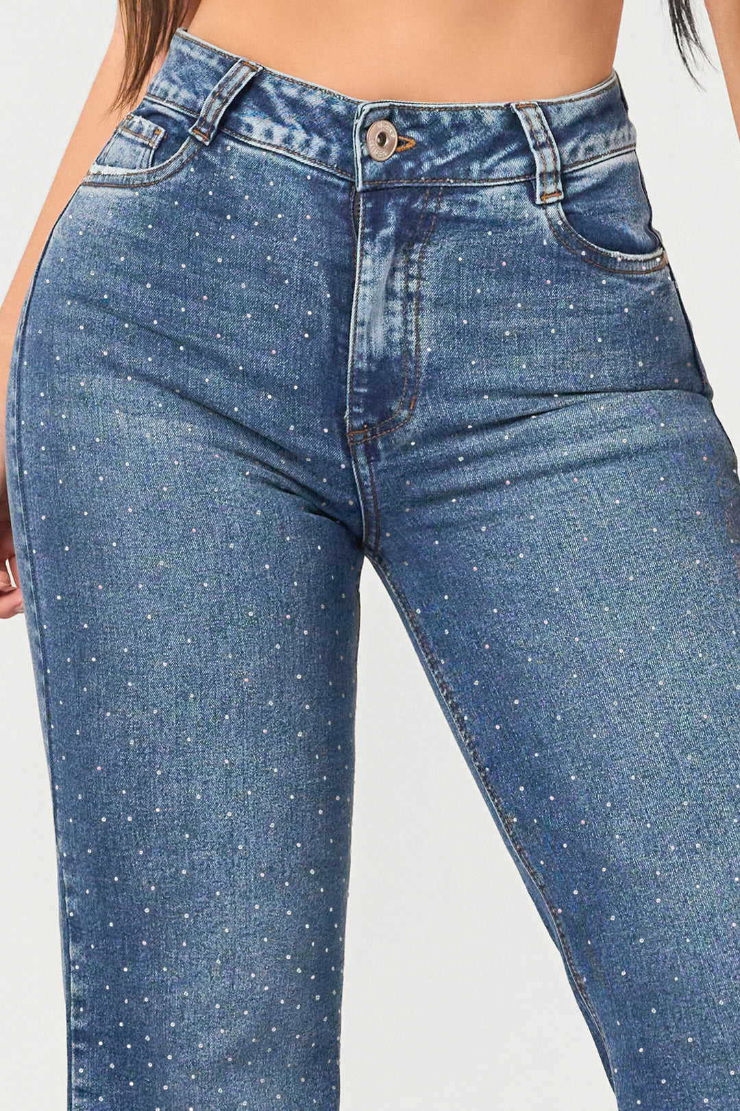 BLUE JEANS WITH SPARKLES 7043