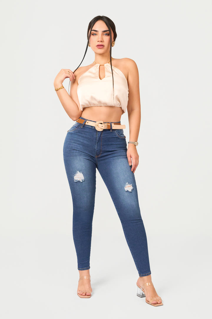 SKINNY JEANS AZUL 6865
