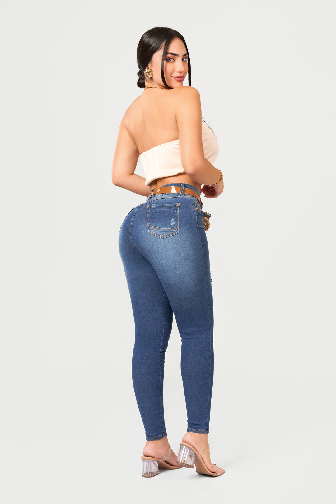 SKINNY JEANS AZUL 6865