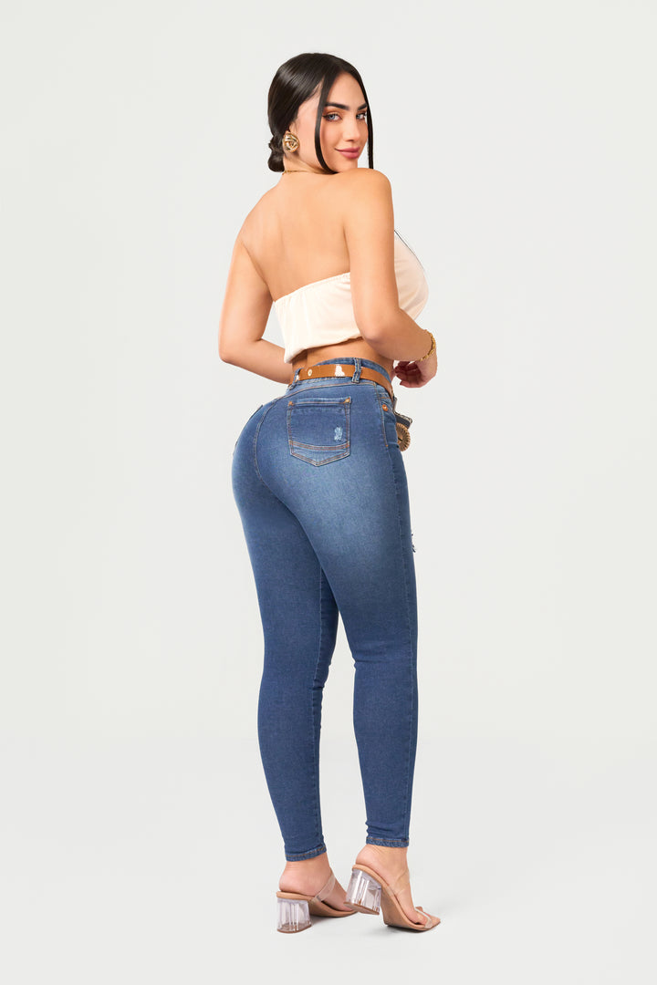 SKINNY JEANS AZUL 6865