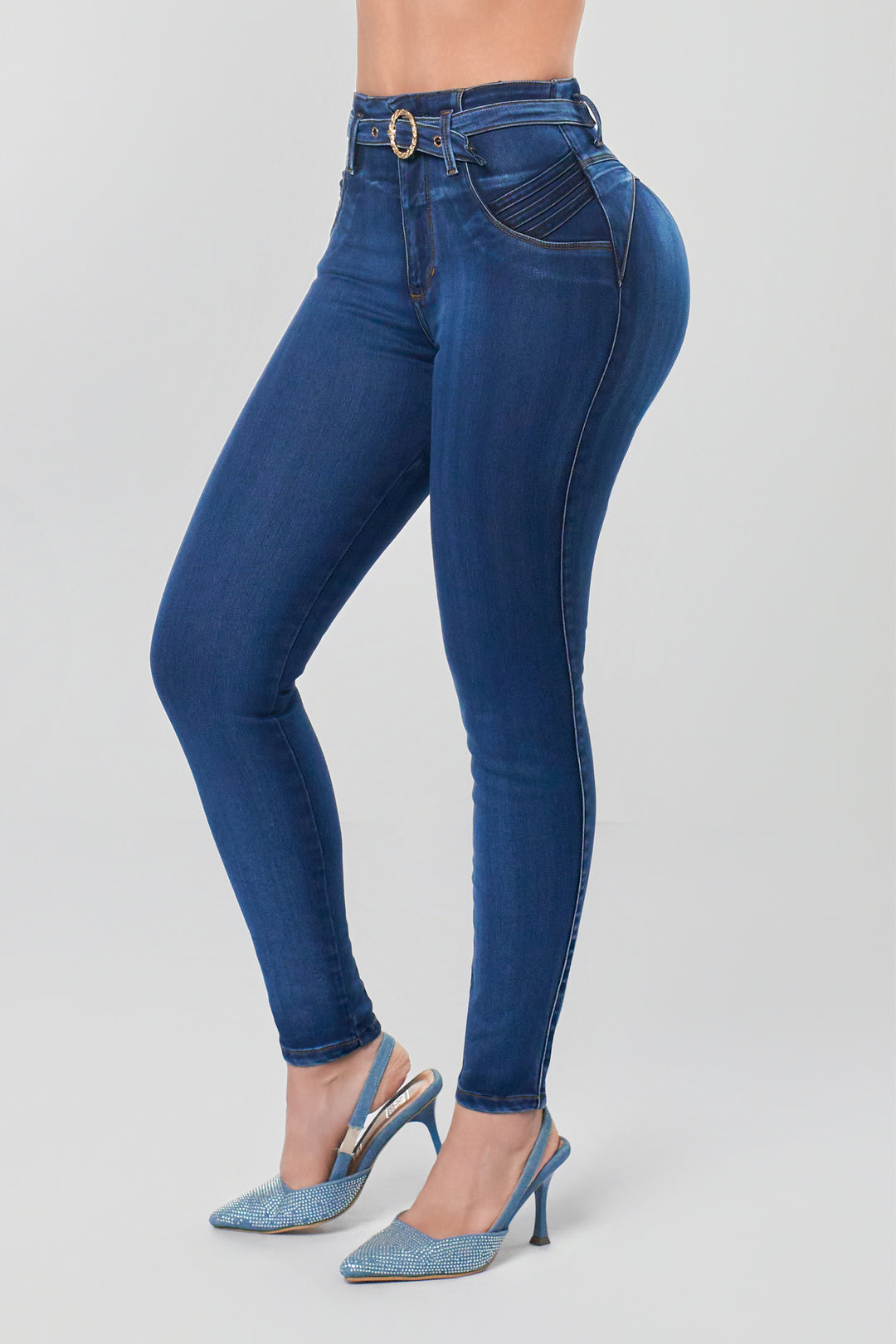 BLUE SKINNY JEANS 6898