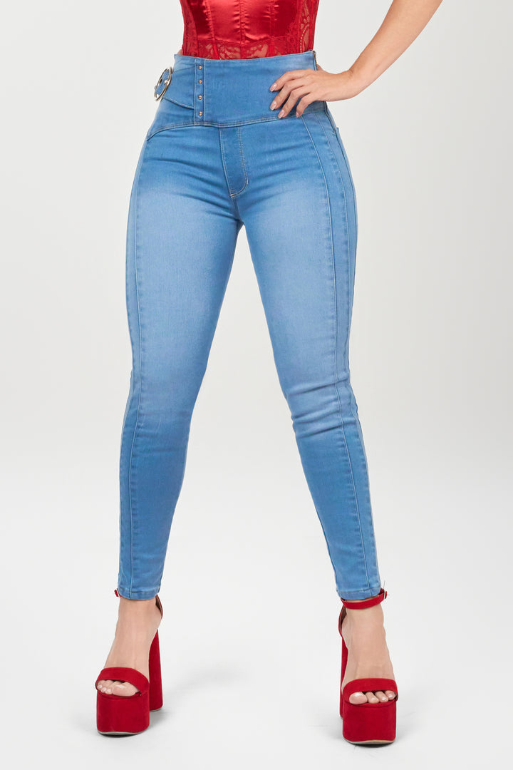 BLUE SKINNY JEANS 6899