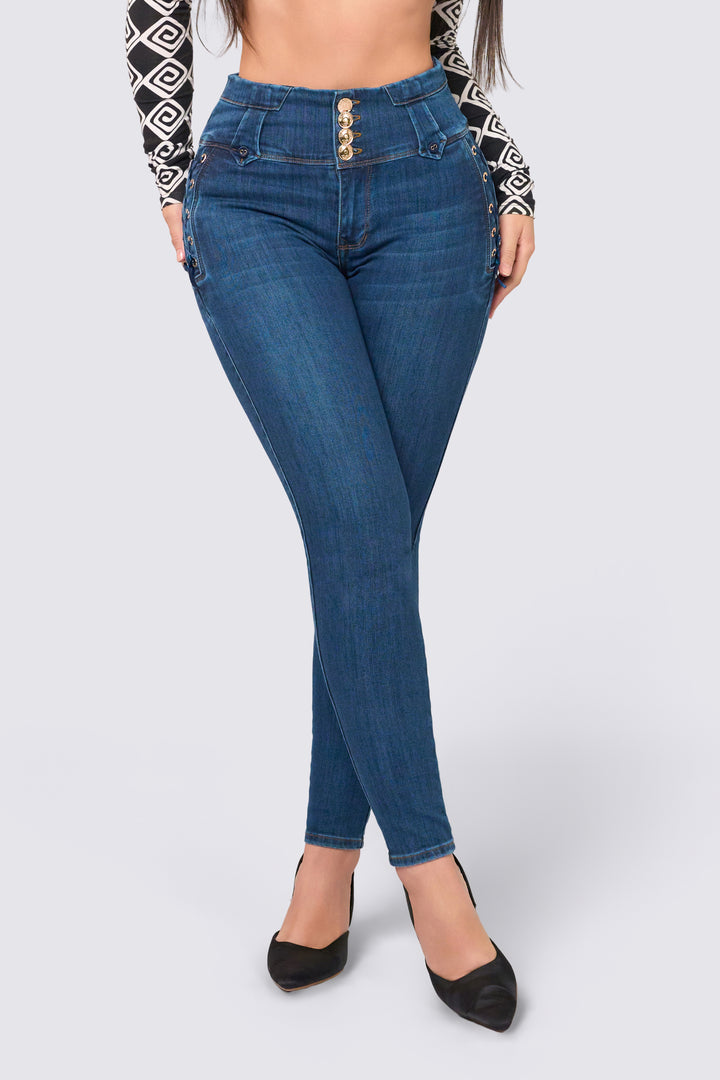 BLUE SKINNY JEANS 6938