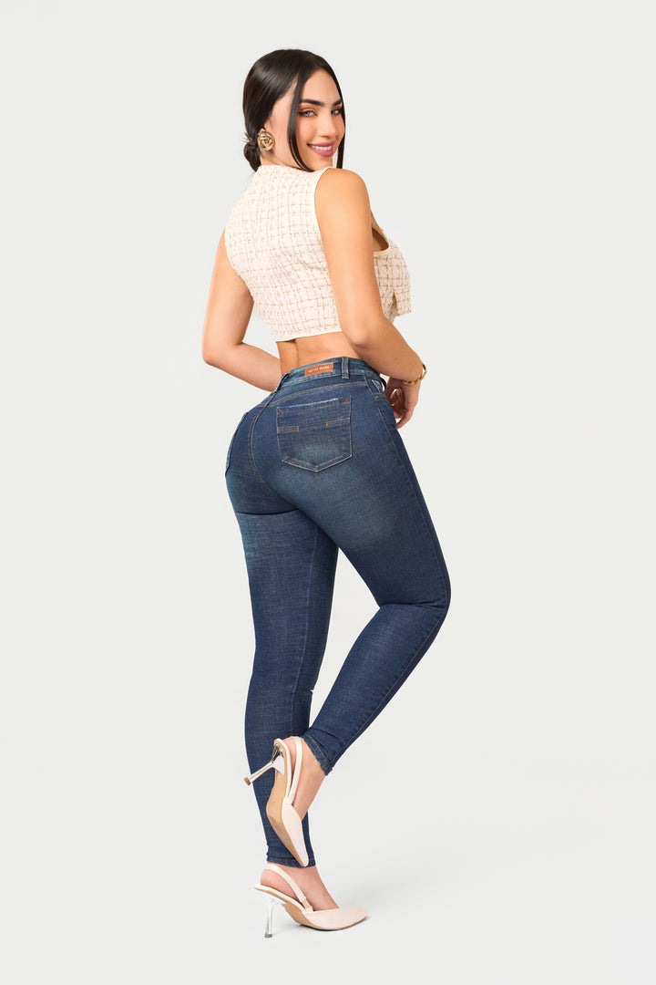 BLUE SKINNY JEANS 7039