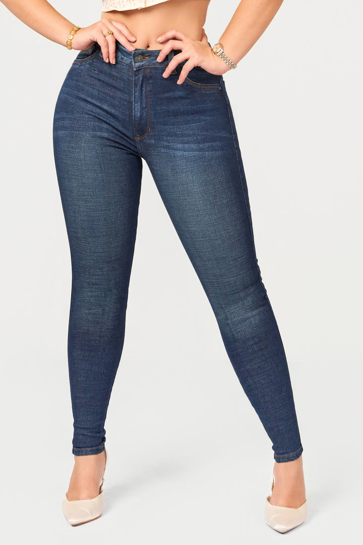BLUE SKINNY JEANS 7039