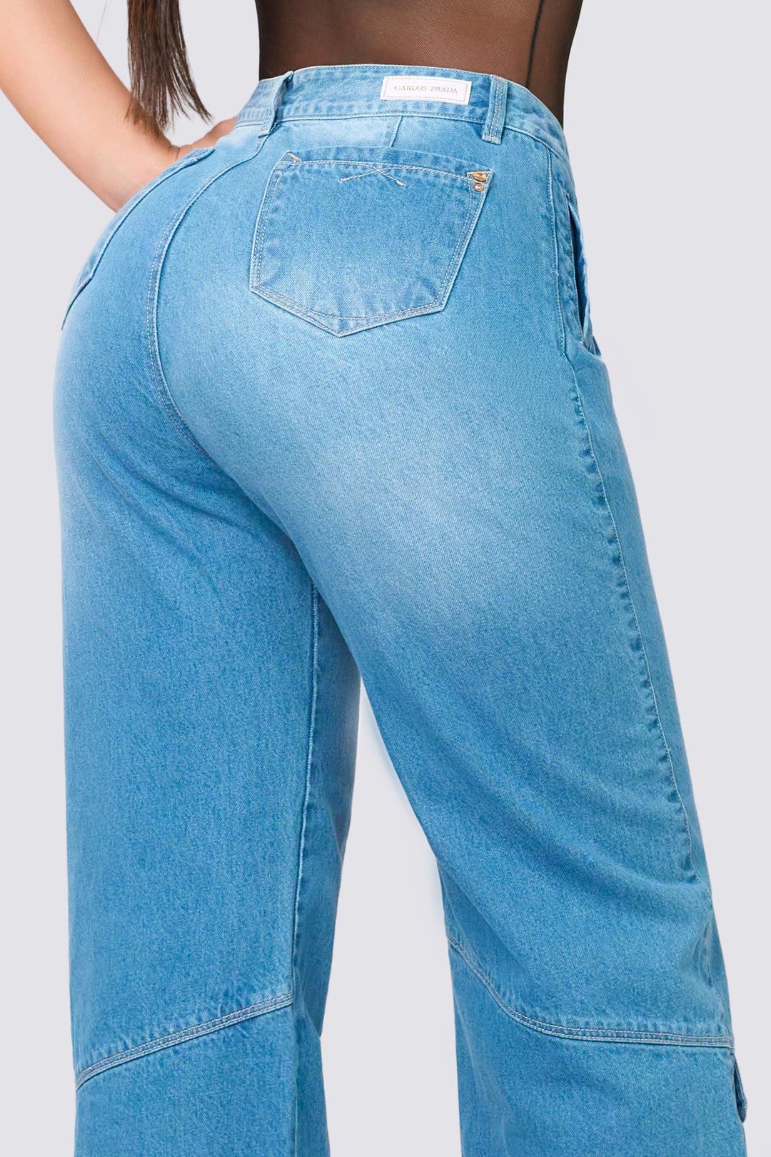 BLUE WIDE LEG 7022