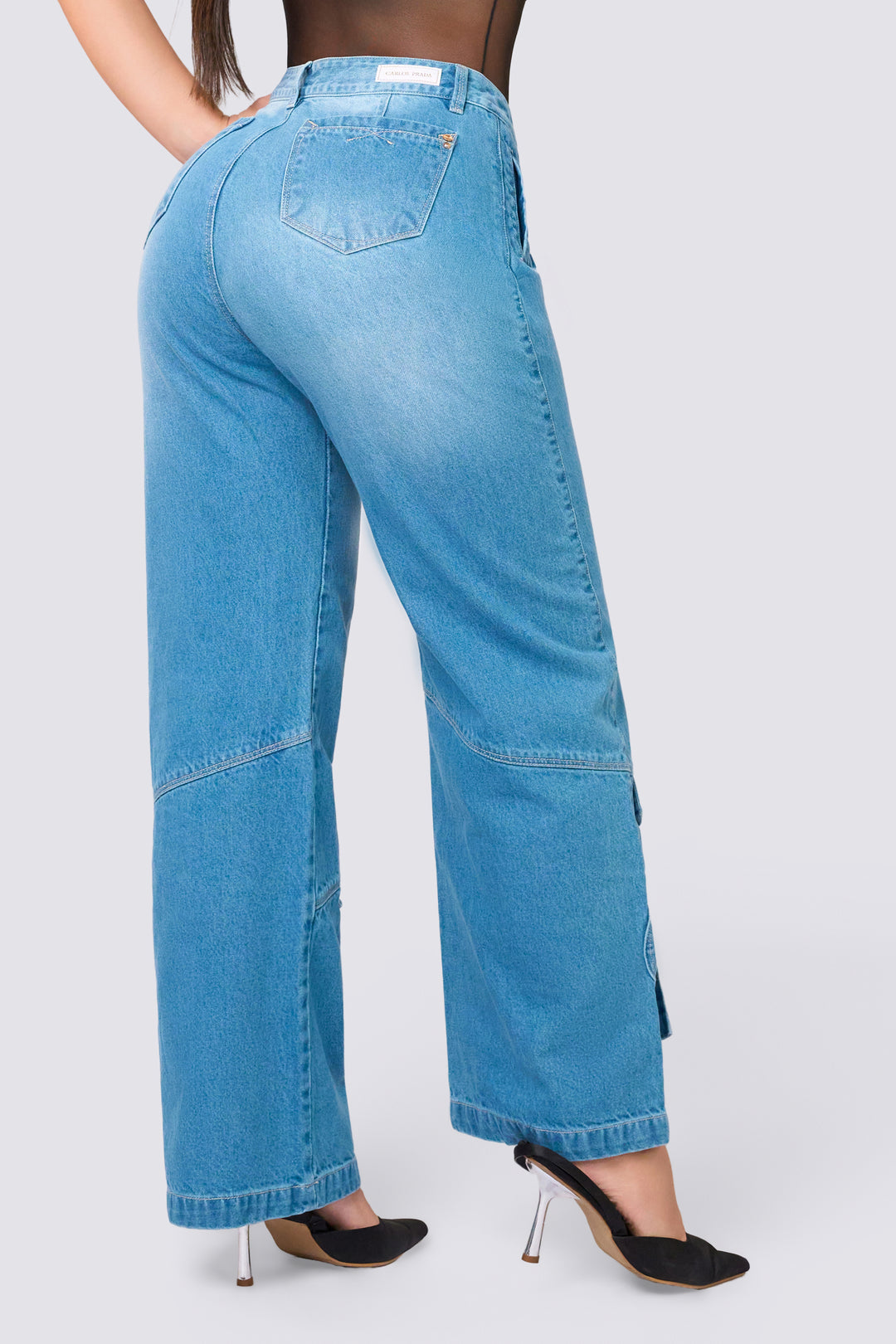 BLUE WIDE LEG 7022