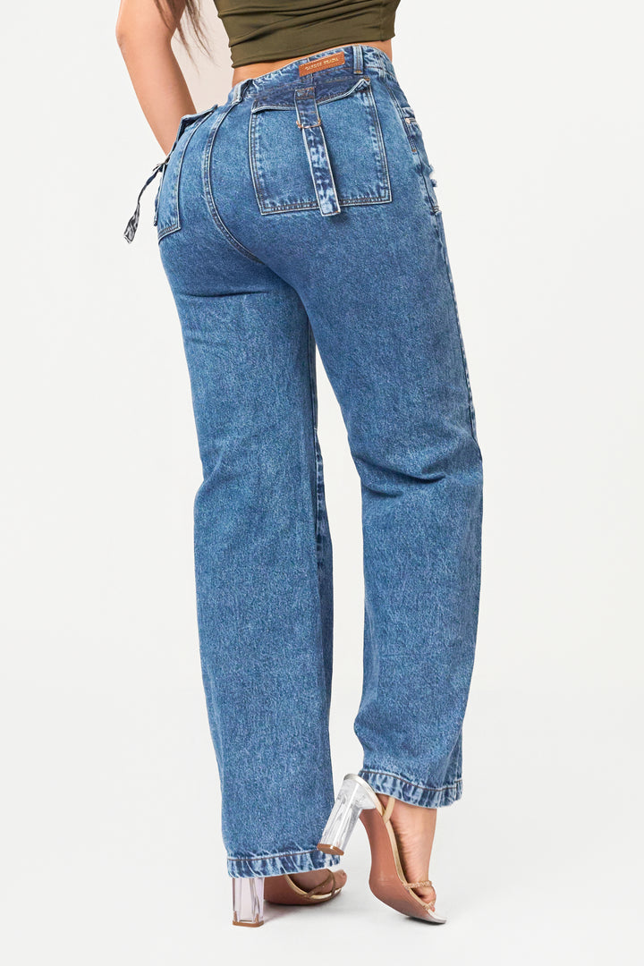 STRAIGHT LEG PANTS 7027