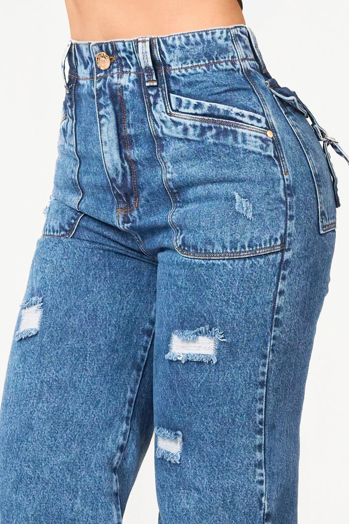 STRAIGHT LEG PANTS 7027