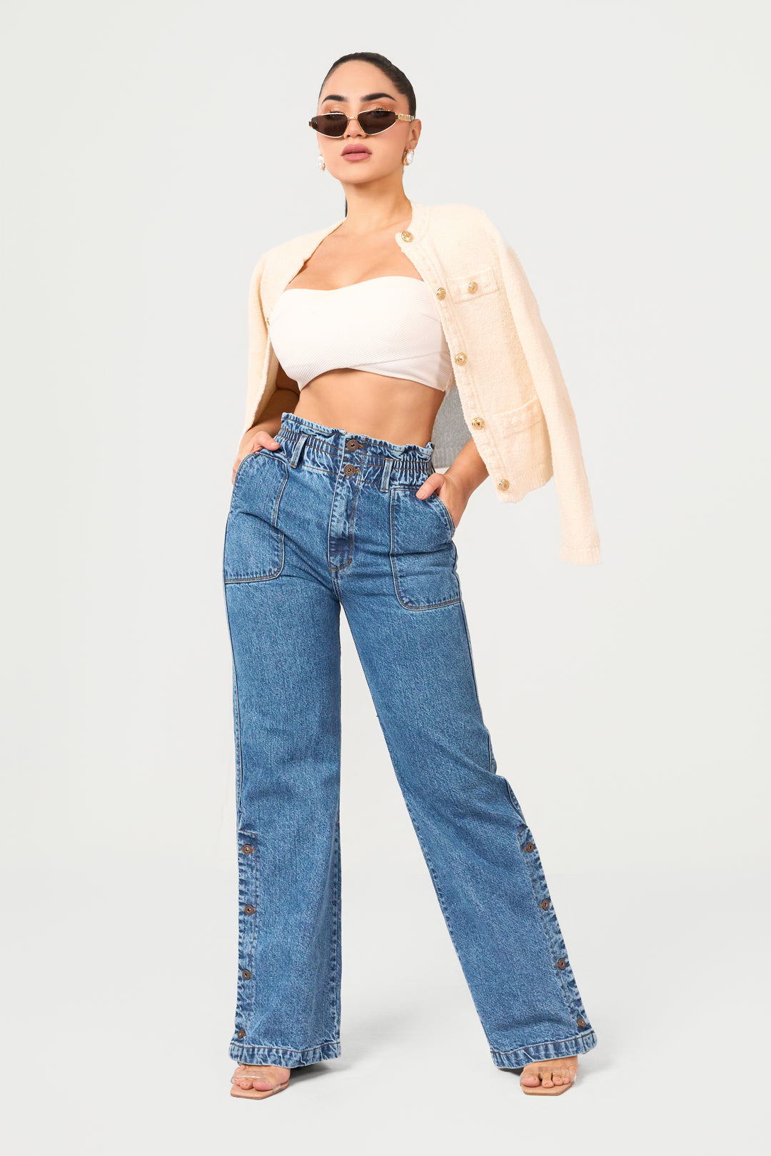 STRAIGHT LEG PANTS 7019