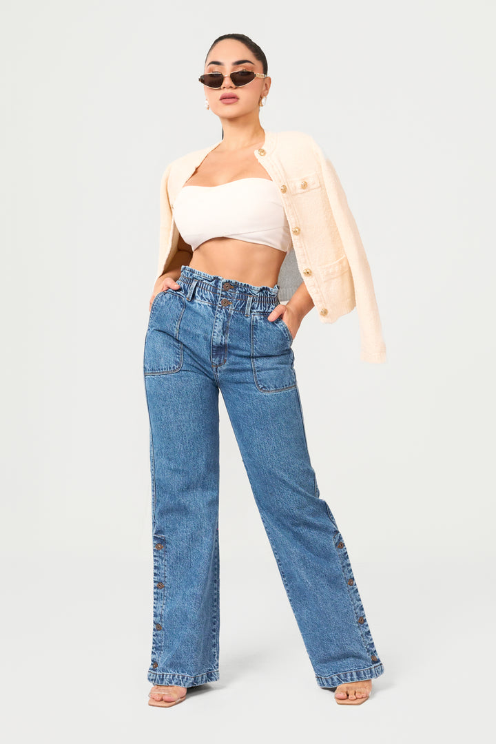 STRAIGHT LEG PANTS 7019