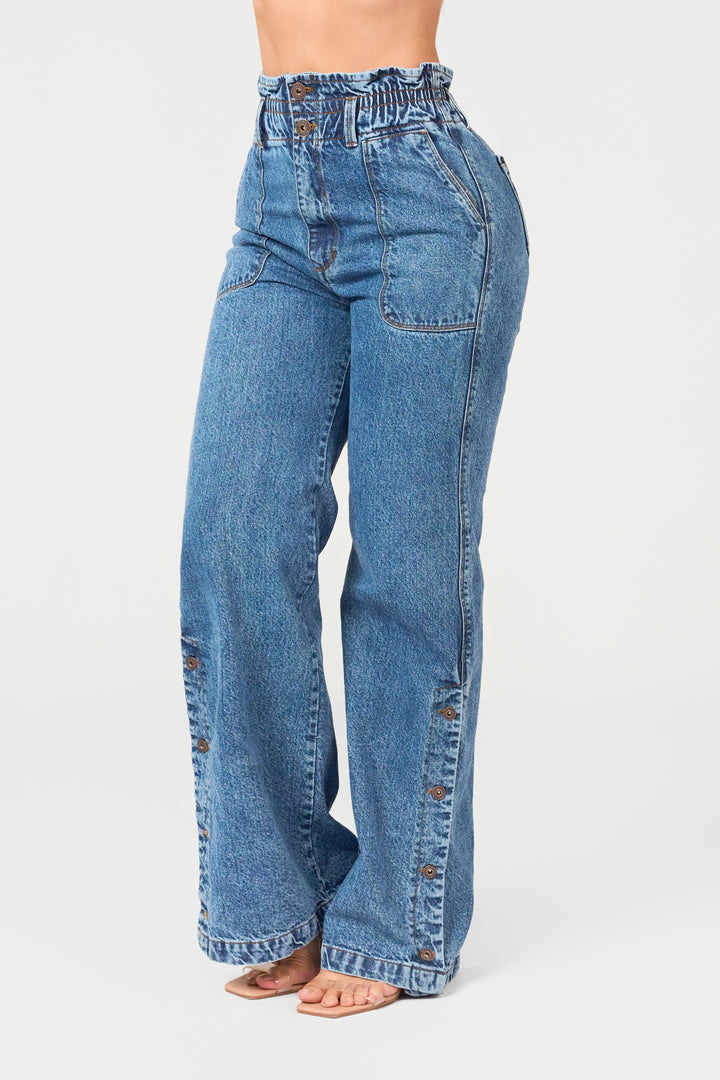 STRAIGHT LEG PANTS 7019