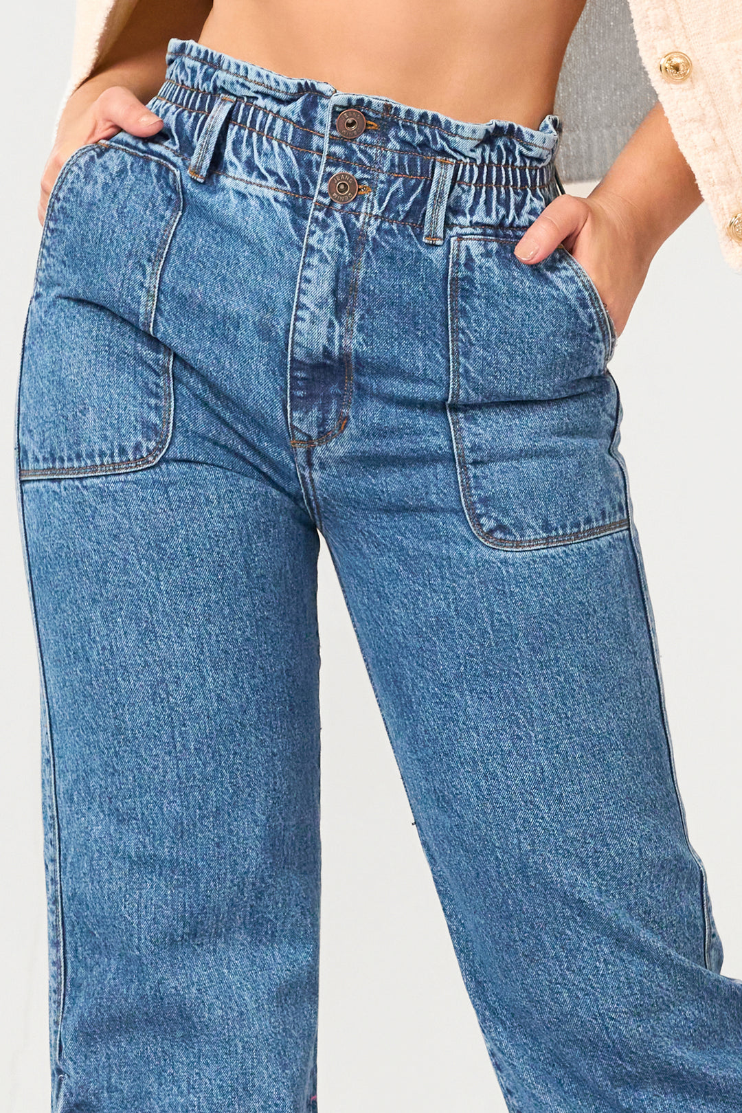 STRAIGHT LEG PANTS 7019