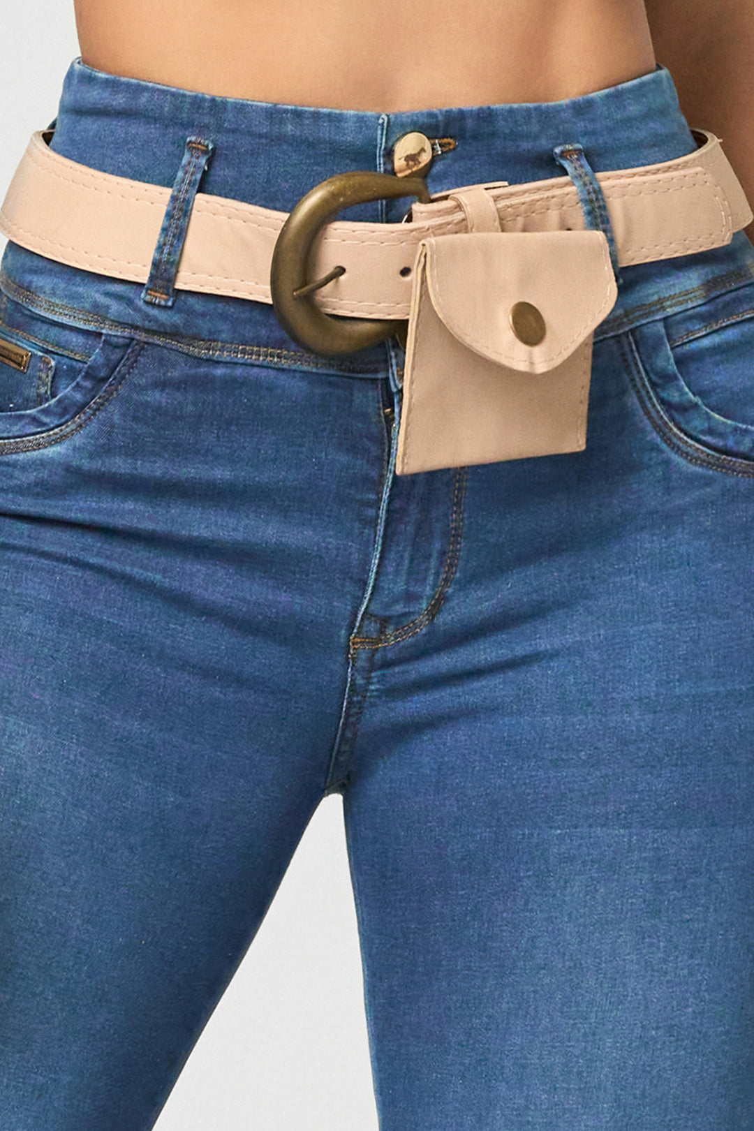 PANTALÓN BOTA CAMPANA AZUL 6863