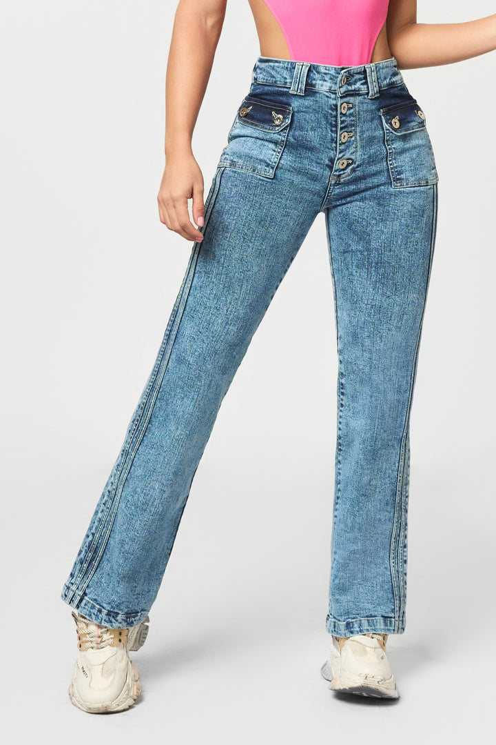 PANTALÓN BOTA RECTA 6869