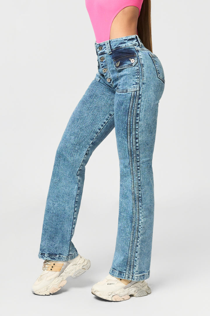 PANTALÓN BOTA RECTA 6869