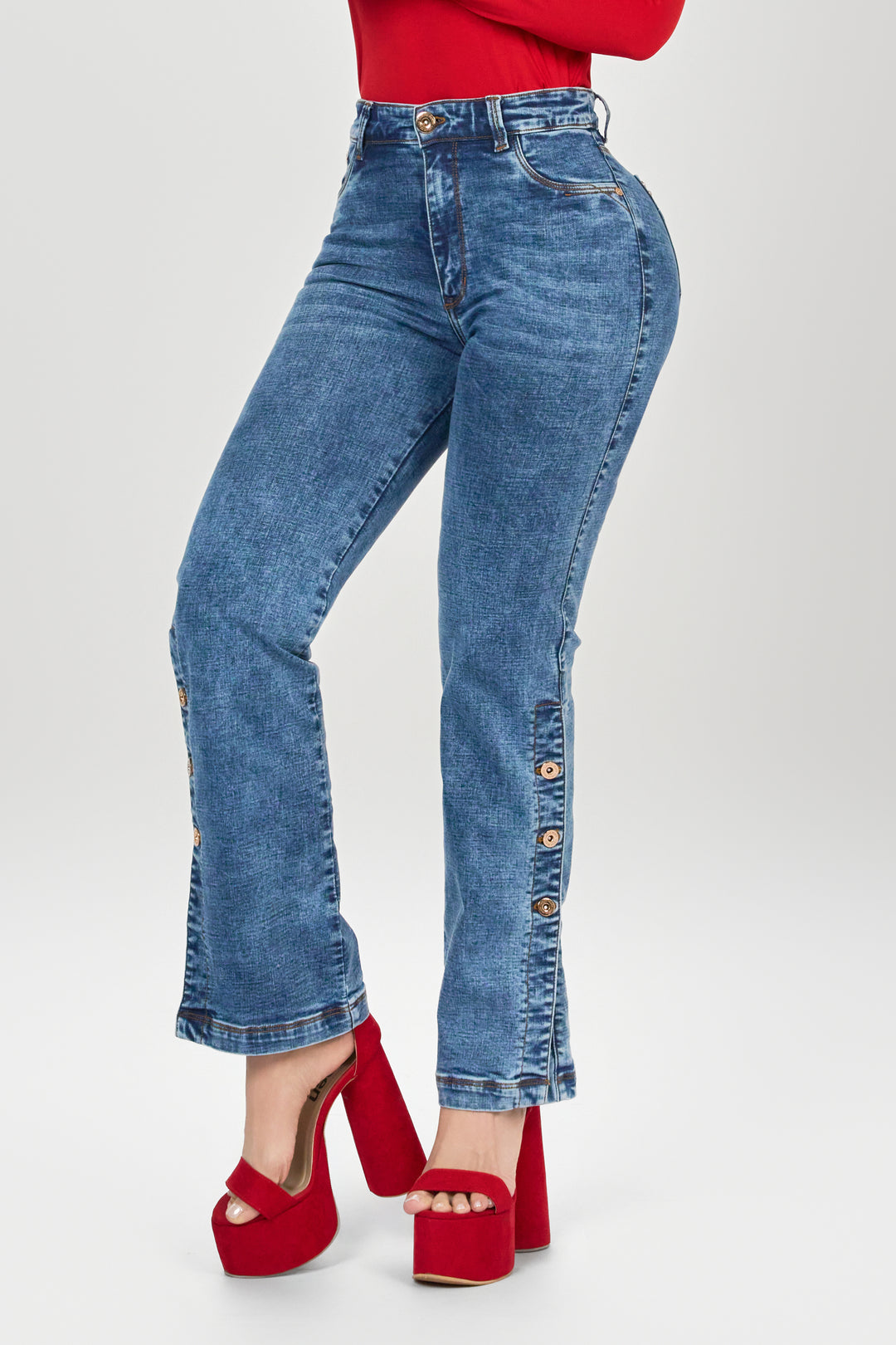 HIGH-RISE STRAIGHT JEAN 6889