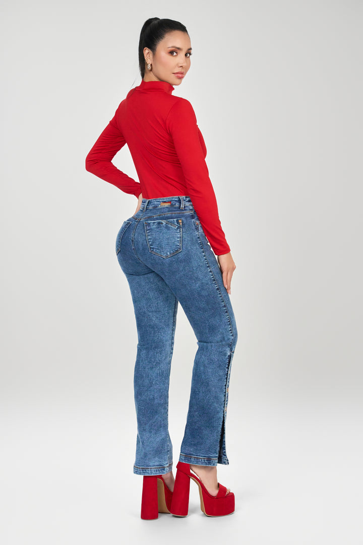 HIGH-RISE STRAIGHT JEAN 6889