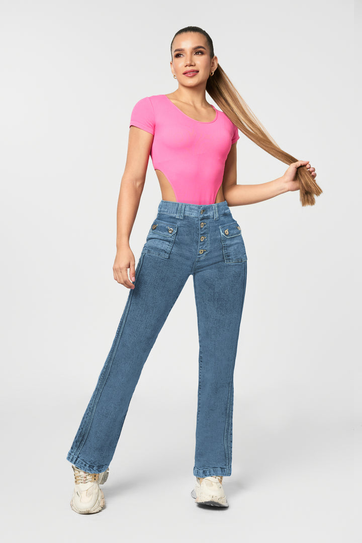 HIGH - RISE STRAIGHT JEAN 6869